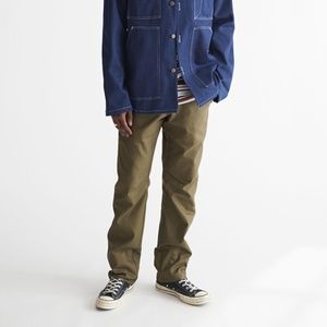 NWT Dickies Regular Fit Flex Duck Canvas Carpenter Jeans in Olive Green sz 36